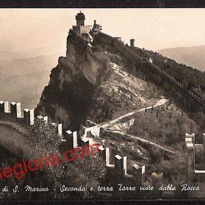 ai4825 - CARTOLINA D'EPOCA - San Marino Città - Seconda e Terza Torre