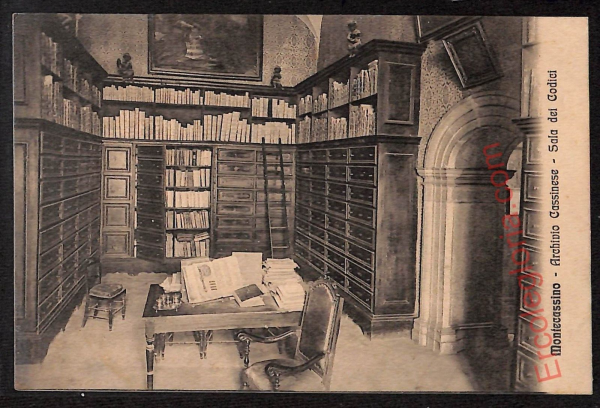 ag0717 - CARTOLINA D'EPOCA - Frosinone Provincia - Montecassino  1919