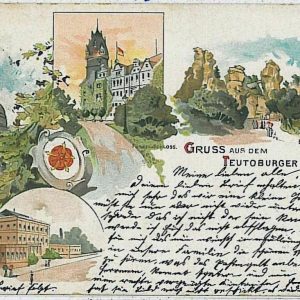 33131  Ansichtskarten VINTAGE POSTCARD: GERMANY -  GRUSS AUS  Teutoburger Walde