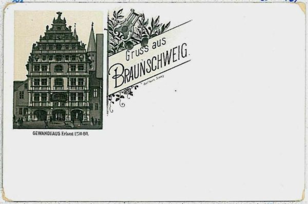 33171   Ansichtskarten VINTAGE POSTCARD: GERMANY -  GRUSS AUS  Braunschweig