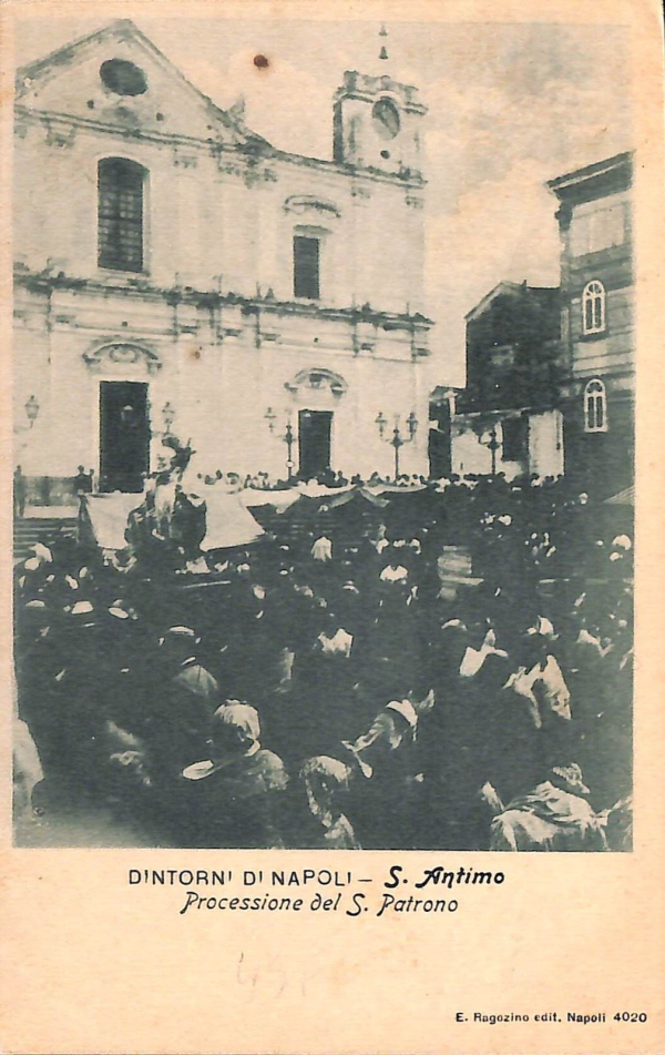 ab8560  - CARTOLINA  D'EPOCA - Napoli  Provincia  - S. ANTIMO