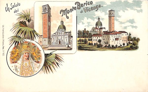 ab4112 -  CARTOLINA  D'EPOCA - Vicenza  Provincia  -  Monte Berico