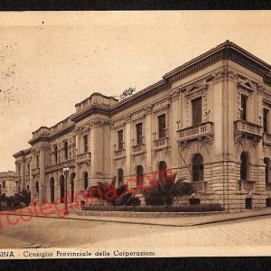 ag8490 - CARTOLINA D'EPOCA - Messina - Consiglio Provinciale delle Corporazioni