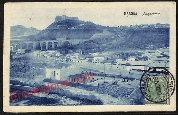 ag8493 - CARTOLINA D'EPOCA - Messina Città - Panorama