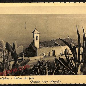 ag4527 - CARTOLINA D'EPOCA - Imperia Provincia - Bordighera    1951