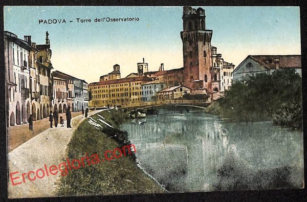 ah4119 - CARTOLINA D'EPOCA - Padova Città - Torre dell' Osservatorio