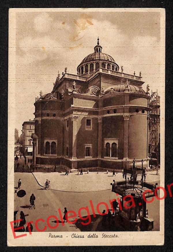 ah5325 - CARTOLINA D'EPOCA - Parma Città - Chiesa della Steccata