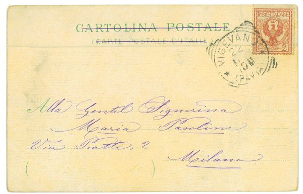 P2959 - KIRCHNER, 1901, VERY NICE POST CARD IN SUPERB CONDITION - immagine 2