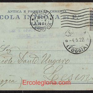 ae0746 - CARTOLINA  D'EPOCA - Bari Città - Nicola Introna   1922