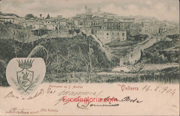 ad7270 - CARTOLINA D'EPOCA - Pisa Provincia - Volterra   1904