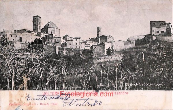 ad7276 - CARTOLINA D'EPOCA - Pisa Provincia - Volterra  1904