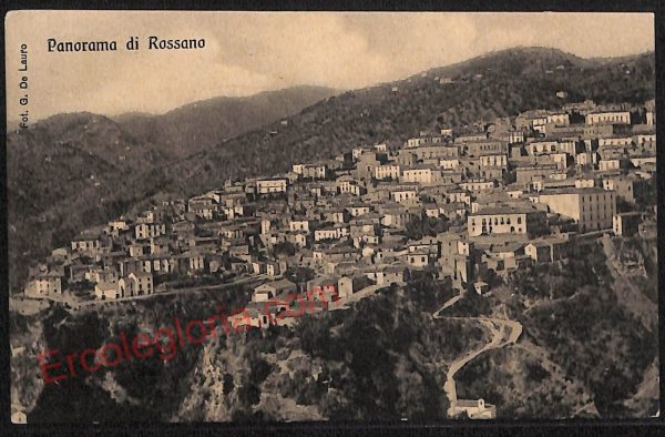 ae5459 - CARTOLINA D'EPOCA - Cosenza Provincia - Rossano  1913