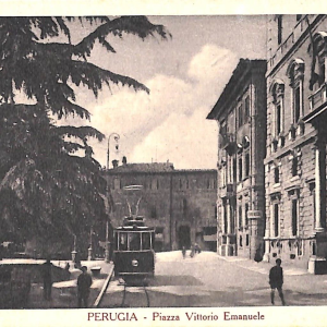 ab8908 - CARTOLINA  D'EPOCA - Perugia Città - Piazza Vittorio Emanuele
