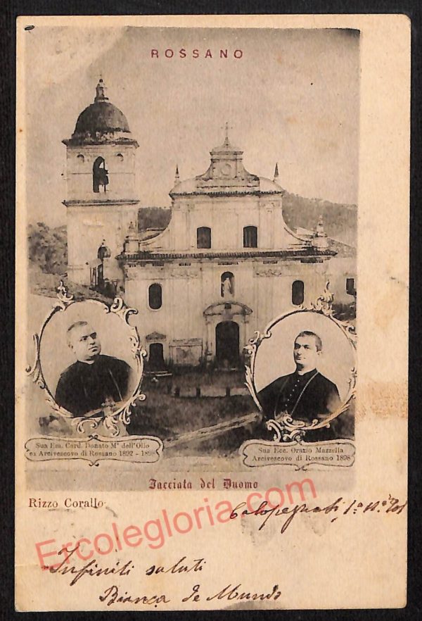 ae5460 - CARTOLINA D'EPOCA - Cosenza Provincia - Rossano  1901