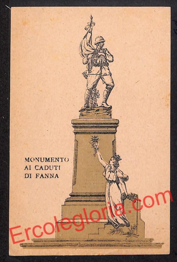 ah4140 - CARTOLINA D'EPOCA - Padova Città - Monumento ai Caduti di Fanna
