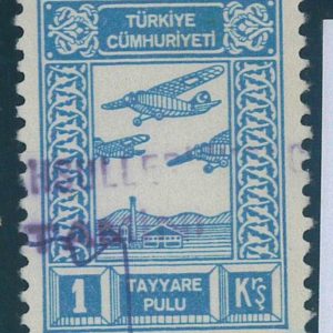 P3292 - TURKEY ,AVIATION TAX STAMP