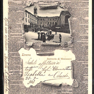 ac7276 - CARTOLINA D'EPOCA - Livorno Città - Gazzetta Livornese