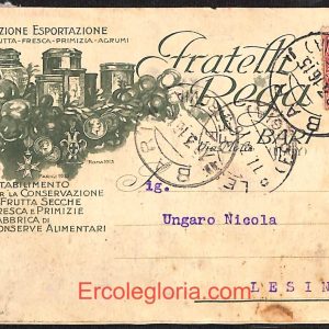 ae0778 - CARTOLINA  D'EPOCA - Bari Città - Fratelli Rega