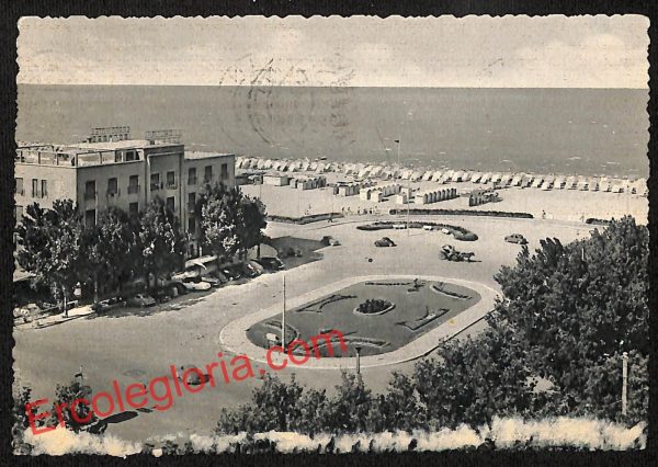 ai0576 - CARTOLINA D'EPOCA - Rimini Città - Piazza Tripoli