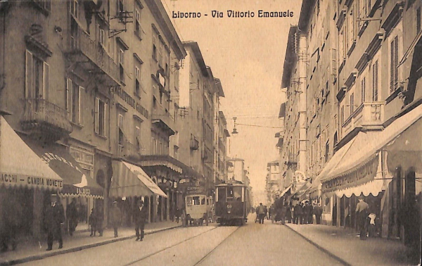 ac7322 - CARTOLINA D'EPOCA - Livorno Città - Via Vittorio Emanuele