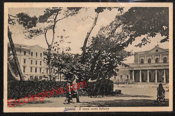 ai0583 - CARTOLINA D'EPOCA - Rimini Città - Il Nuovo Centro Balneare
