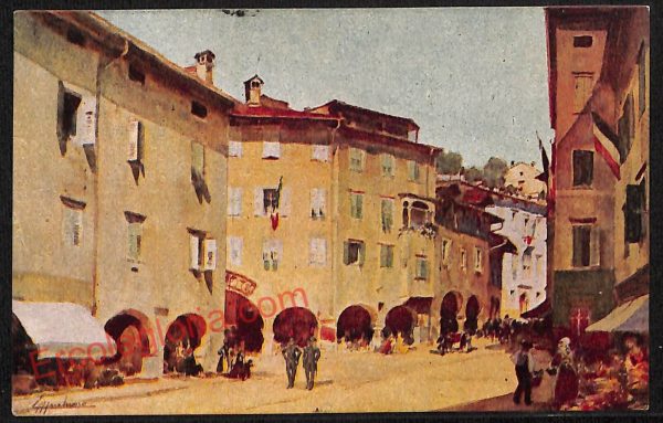 ag1702 - CARTOLINA D'EPOCA - Gorizia Città - Via Rastello