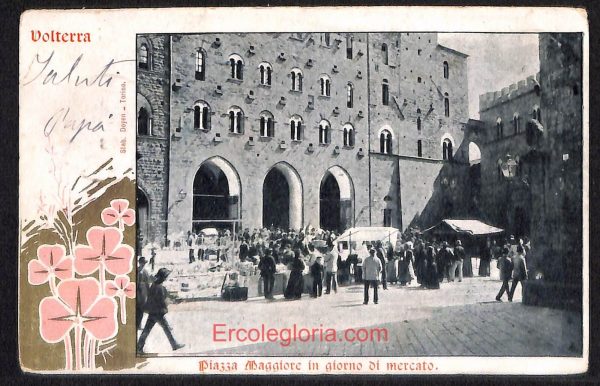 ad7317 - CARTOLINA D'EPOCA - Pisa Provincia - Volterra  1903