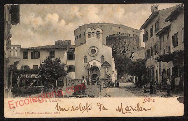 ag1703 - CARTOLINA D'EPOCA - Gorizia Città - Castello  1904