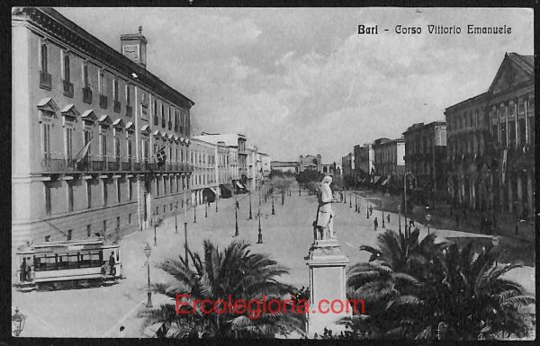 ae0784 - CARTOLINA  D'EPOCA - Bari Città - Corso Vittorio Emanuele  1918