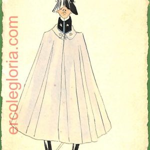 ah1736 - CARTOLINA EPOCA dipinta a MANO - Costume Militare VETERINARIO