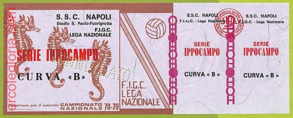 ZA1066 - Vecchio  BIGLIETTO PARTITA  CALCIO -  1978/1979: Napoli - immagine 4
