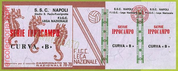 ZA1066 - Vecchio  BIGLIETTO PARTITA  CALCIO -  1978/1979: Napoli - immagine 5