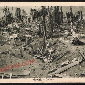 ag1711 - CARTOLINA D'EPOCA - Gorizia Città - Cimitero