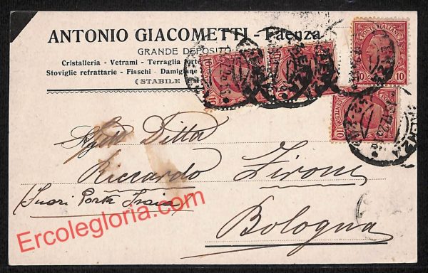 ah9332 - STORIA POSTALE - Ravenna Provincia - Faenza