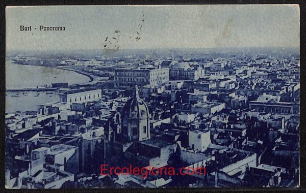 ae0810 - CARTOLINA  D'EPOCA - Bari Città - Panorama