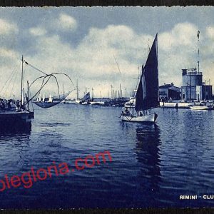 ai0604 - CARTOLINA D'EPOCA - Rimini Città - Club Nautico