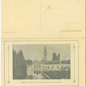 ab4196 -  CARTOLINA  D'EPOCA - Venezia : SAN FRANCESCO DEL DESERTO