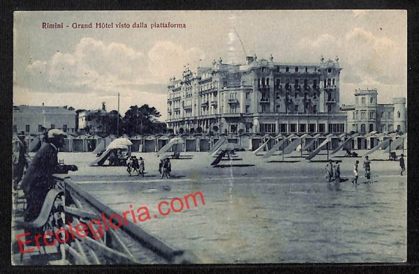ai0606 - CARTOLINA D'EPOCA - Rimini Città - Grand Hotel
