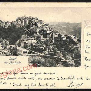 ag4513 - CARTOLINA D'EPOCA - Imperia Provincia - Apricale  1906