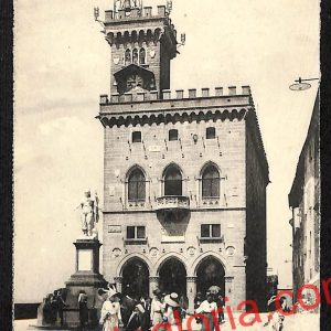 ai4866 - CARTOLINA D'EPOCA - San Marino - Statua della Libertà