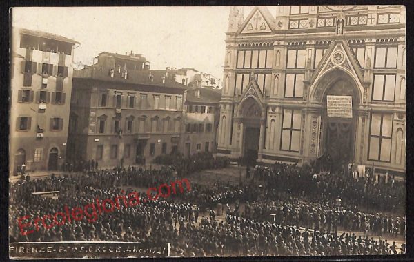 ae7383 - CARTOLINA D'EPOCA - Firenze Città - Pro Santa Croce  1921