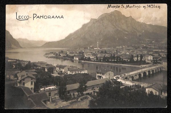 ab6578 -  CARTOLINA  D'EPOCA - Lecco Citta - 1907