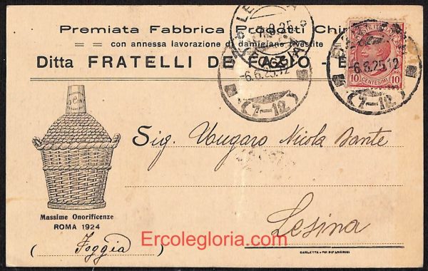 ae0915 - CARTOLINA  D'EPOCA - BAT Provincia - Barletta  1925