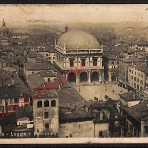 ae4103 - CARTOLINA  D'EPOCA - Brescia Città - Panorama  1927