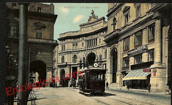 ag9677 - CARTOLINE D'EPOCA - Napoli Città - Via San Carlo