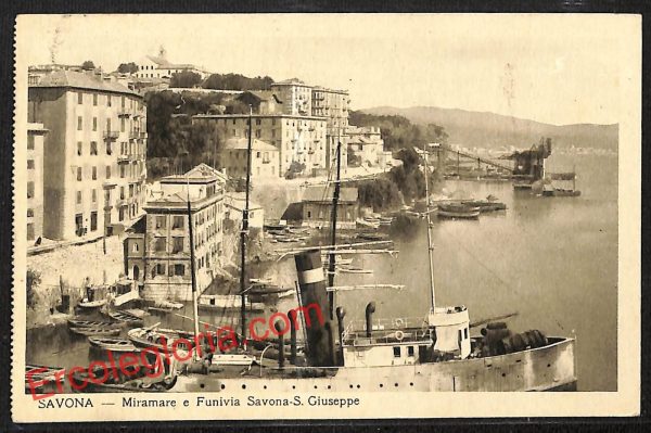 ai4951 - CARTOLINA D'EPOCA - Savona Città - Miramare