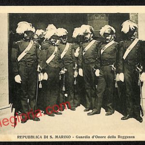 ai4867 - CARTOLINA D'EPOCA - San Marino - Guardia d' Onore della Reggenza