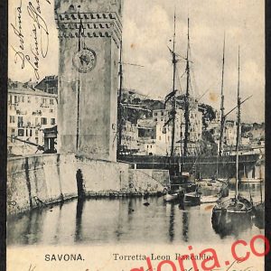 ai4966 - CARTOLINA D'EPOCA - Savona Città - Torretta Leon Pancaldo