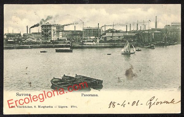 ai4972 - CARTOLINA D'EPOCA - Savona Città - Panorama