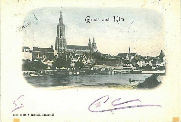11827 - Ansichtskarten POSTCARD - Deutschland GERMANY - Gruss Aus ULM 1899